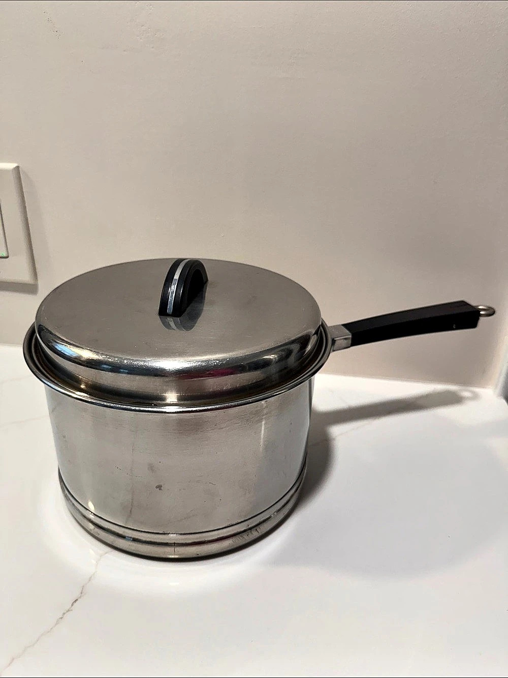 Vintage Lifetime 3qt 18-8 Stainless Steel Saucepan with Lid